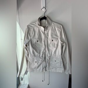 Sonoma Light Khaki Zip-Up - Light Jacket Perfect Summer to Fall